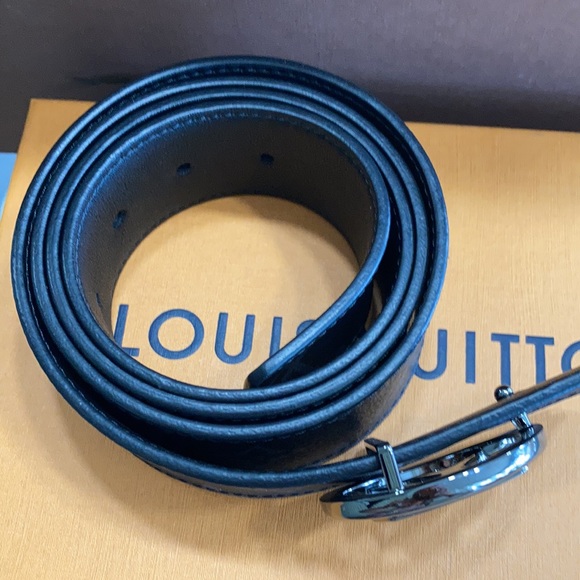 Louis Vuitton men’s belts Black Monogram - Picture 9 of 12